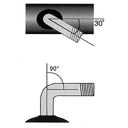Impact zračnica 180/200x50/7 x 1 3/4", 200x50/7 x 1 3/4" AV 0/45 °