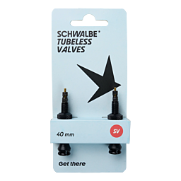 Schwalbe ventili tubeless, 40mm, crni, aluminiji, 2 kom