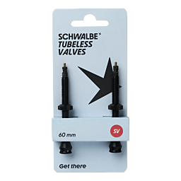 Schwalbe ventili tubeless, 60mm, crni, aluminiji, 2 kom