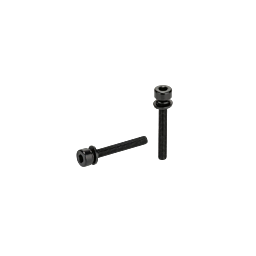 XLC vijak s navojem za adapter ravnog nosača BR-X75 M5x39 mm, standardna glava, set od 2 kom