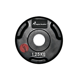 Uteg čelični gumirani 1.25 kg/fi30mm