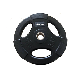 Uteg čelični gumirani 5 kg/fi30mm