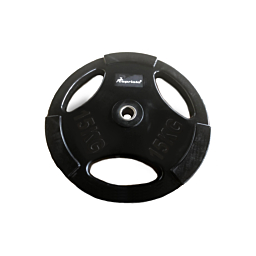 Uteg čelični gumirani 15 kg/fi30mm