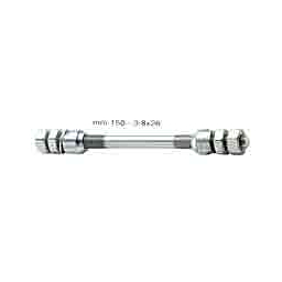 BRN osovina stražnje glavčine komplet 150 mm - 3/8x26