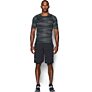 Under Armour HeatGear muška kompresijska majica Armour Printed Compression Black/Graphite