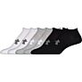 Under Armour Big Logo No-Show Socks 6-Pack