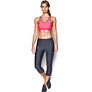 Under Armour sportski grudnjak Armour Mid Solid Pink Shock/Rhino Gray/Rhino Gray