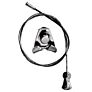 Point sajla Canti-Brake universal, 380 mm with Cable Holder