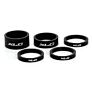 XLC prsteni Ahead Spacer Set AS-A02, 3x5, 1x10, 1x15mm, 1", crni
