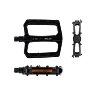 XLC pedale Flat Pedal PD-M29 crne sa reflektorom