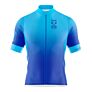 Otso muški biciklistički dres kratkih rukava Fluo Blue