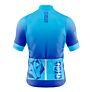Otso muški biciklistički dres kratkih rukava Fluo Blue