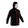 Otso jakna vodootporna Unisex Black & Fluo Orange