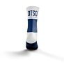Otso čarape Multisport srednje Electric Blue & White