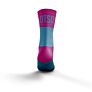 Otso čarape Multisport srednje Light Blue & Fluo Pink