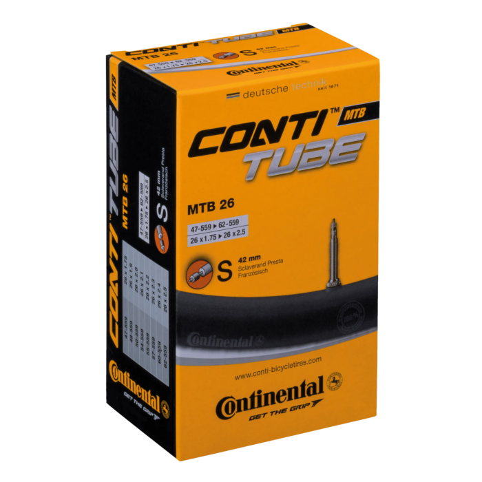 Continental zračnica MTB 26x1.75-2.50" 47/62-559 SV 42mm, težina: 200 g