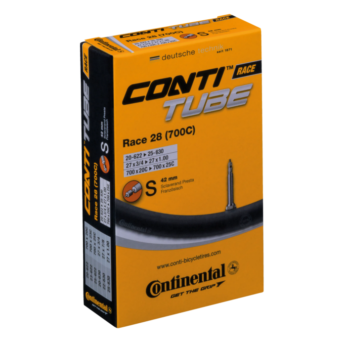 Continental zračnica Race 28" 700x20/25C 20/25-622/630 SV 42mm, težina: 105 g
