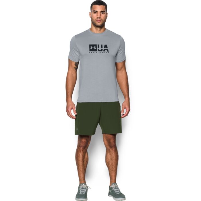 Under Armour muška kratka majica Sportstyle Branded Overcast Gray/Black