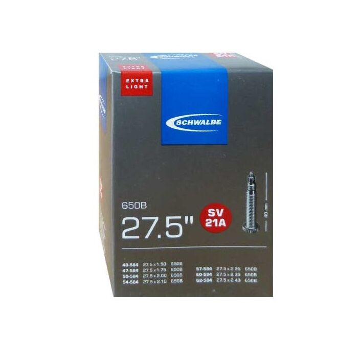 Schwalbe zračnica SV 21A Extralight, 27.5x1.50-2.40" 40/62-584 SV40mm
