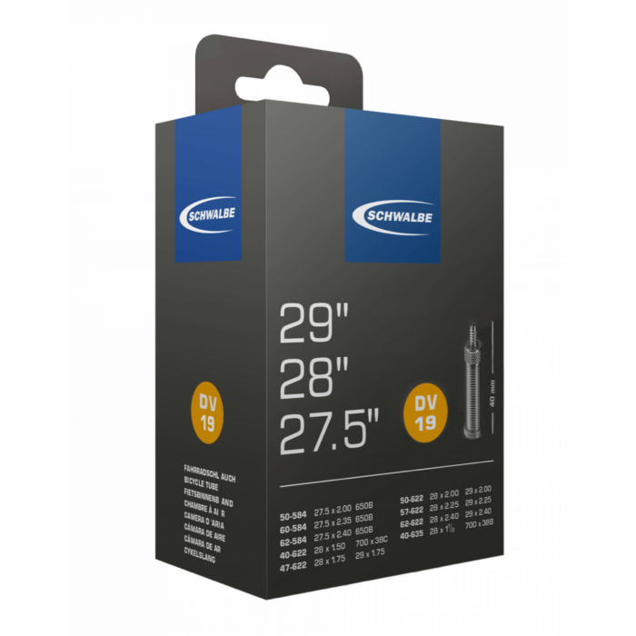Schwalbe zračnica DV 19, 27.5/28/29x1.50-2.25" 40/62-622/635 DV32