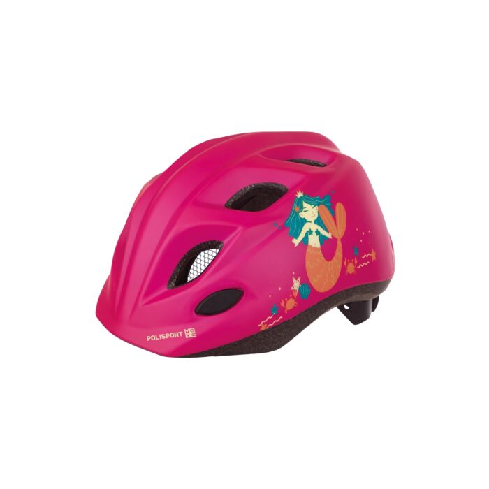 Polisport dječja biciklistička kaciga PREMIUM + LED svjetlo