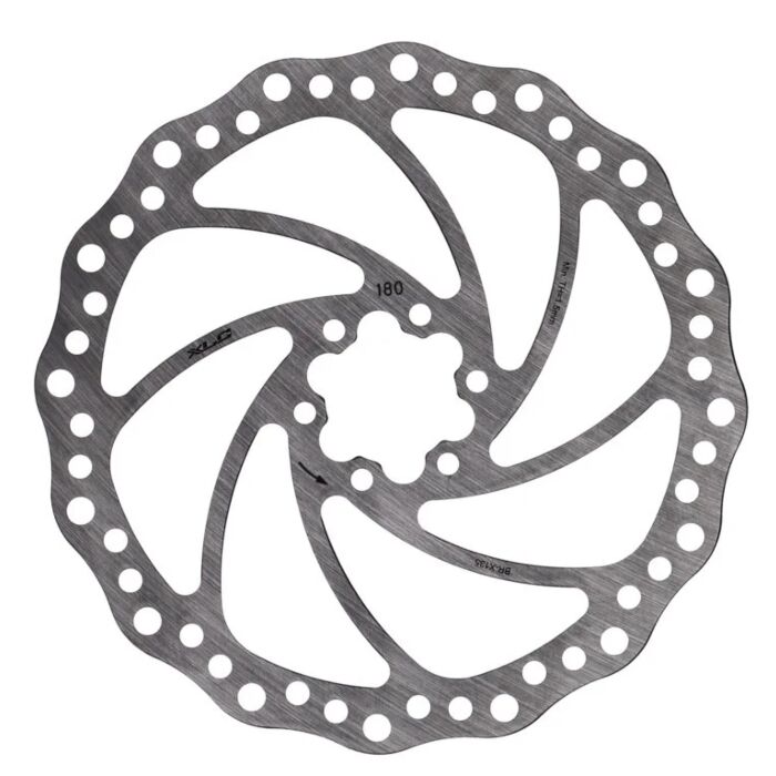 XLC disc brake rotor BR-X136, O 180mm, silver