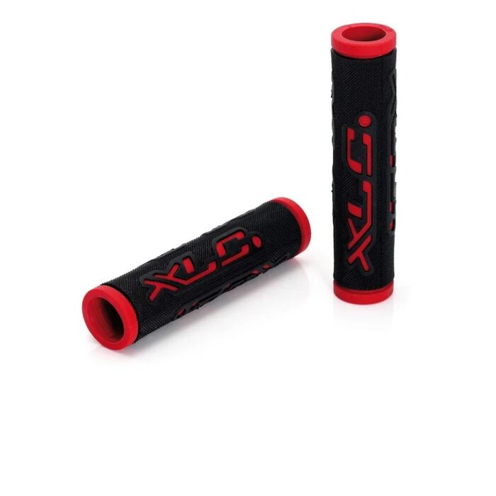 XLC ručke za šipku volana Dual Colour GR-G07 crna/crvena 125 mm
