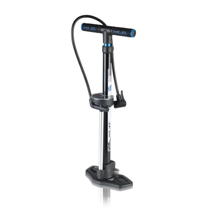 XLC floor pump Beta PU-S02, 11 bar, dual head, black, DV/SV/PV