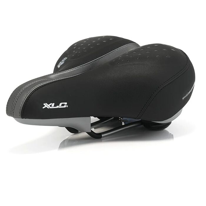 XLC City saddle Globetrotter SA-G02, black, men, 275 x 213mm, approx. 690g