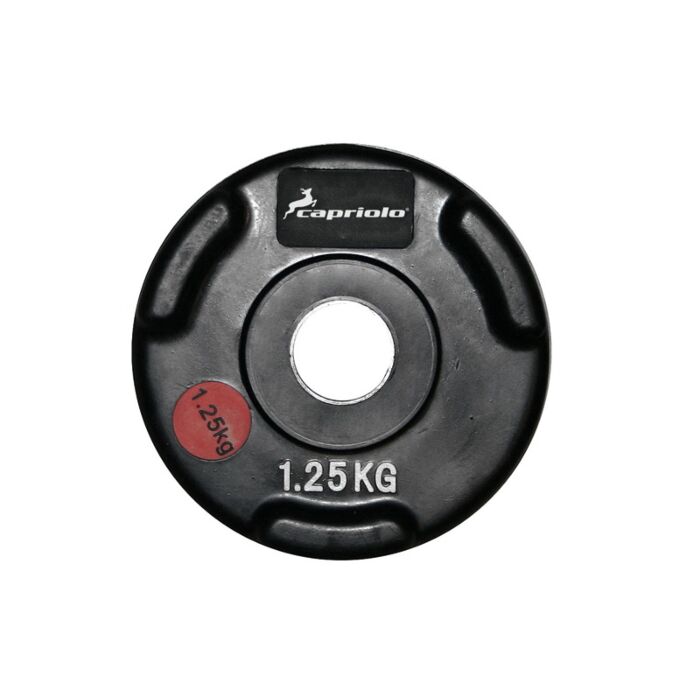 Uteg čelični gumirani 1.25 kg/fi30mm