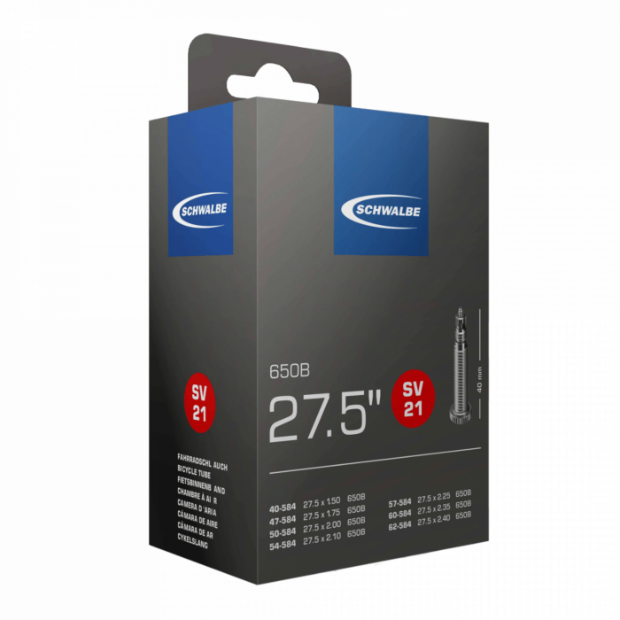 Schwalbe zračnica SV 21, 27.5x1.50-2.40" 40/62-584 SV40mm