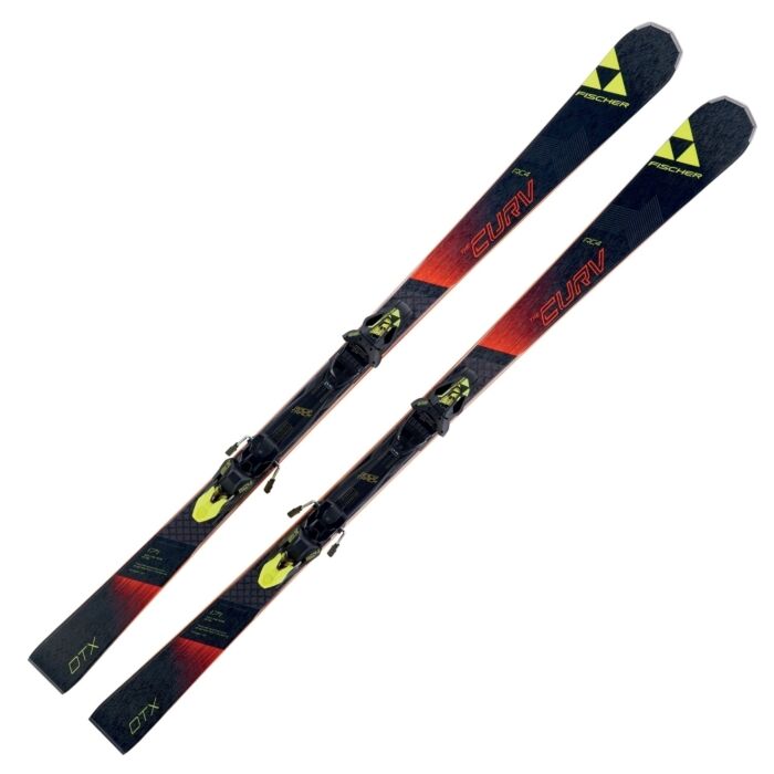Fischer ski set RC4 THE CURV DTX RT + vezovi RC4 Z12 POWERRAIL BRAKE 85 [F]