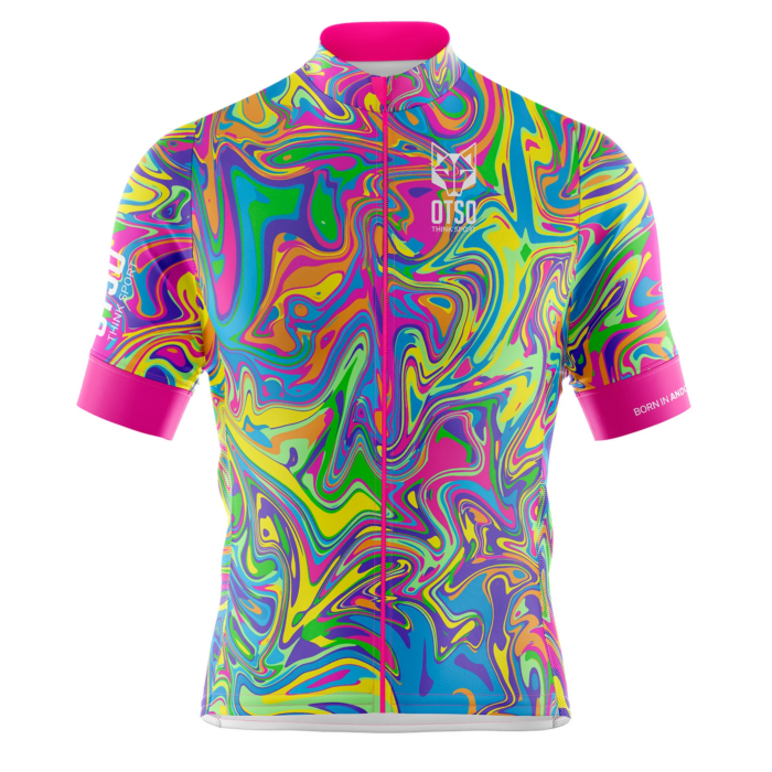 Otso ženska biciklistička majica/dres Psychedelic