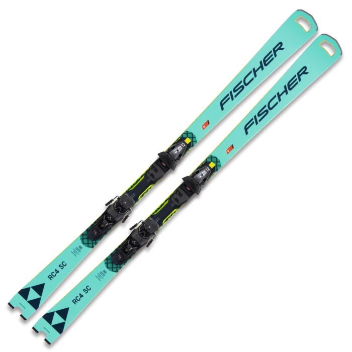 Fischer ski set RC4 WC SC M-TRACK + VEZ RSX 12 GW POWERRAIL BRAKE 85 [F]