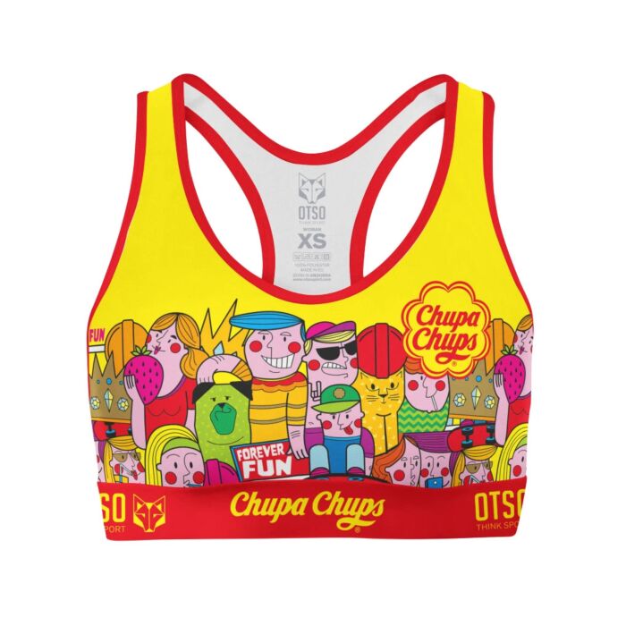Otso ženski sportski grudnjak Chupa Chups Forever Fun
