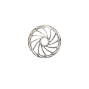 XLC disk rotor Disc Brake Rotor BR-X148 O 180/1,8mm, silver, 6-hole, 153g 