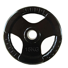 Uteg čelični gumirani 15 kg/fi50mm