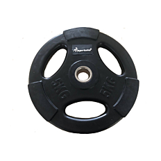 Uteg čelični gumirani 5 kg/fi30mm