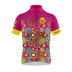 Otso ženski biciklistički dres kratkih rukava Chupa Chups Floral Pink