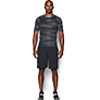 Under Armour HeatGear muška kompresijska majica Armour Printed Compression Black/Graphite
