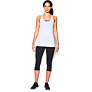 Under Armour HeatGear ženska majica Armour Racer White/Metallic Silver