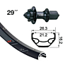 XLC prednji kotač Rodi Black Rock Disc 21-622 100mm VH 8.5