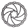 XLC disc brake rotor BR-X136, O 180mm, silver