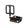 XLC pedale Flat Pedal PD-M29 crne sa reflektorom