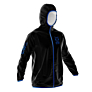 Otso vodootporna jakna Black & Royal Blue