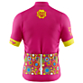 Otso ženski biciklistički dres kratkih rukava Chupa Chups Floral Pink