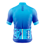 Otso muški biciklistički dres kratkih rukava Fluo Blue