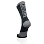 Otso biciklističke čarape Black & Silver Grey