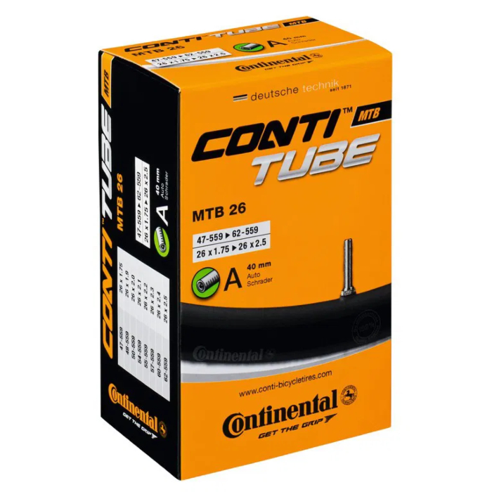 Continental zračnica MTB 26x1.75-2.50" 47/62-559 AV 40mm, težina: 168 g