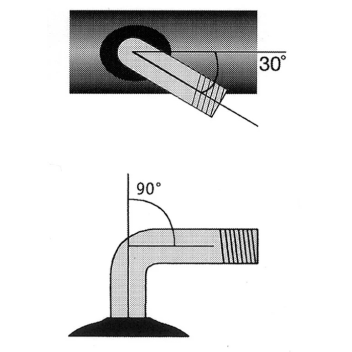 Impact zračnica 180/200x50/7 x 1 3/4", 200x50/7 x 1 3/4" AV 0/45 °